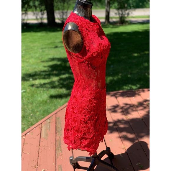 Akira Lace Mini Dress - Picture 2 of 4